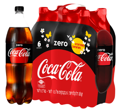 שישיית קולה זירו 1.5 ליטר